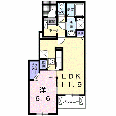ミニョン　プラス１ 105【管理NO：1-022125701-01040】 ★家具家電は申し込み後に搬入します★の物件画像