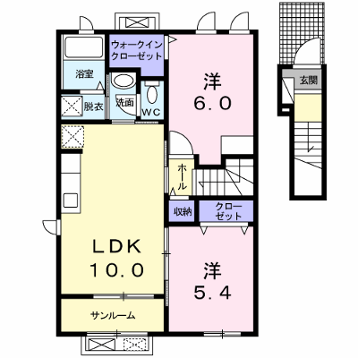 ルミエール周枳Ｂ 203【管理NO：1-024341801-02030】 ★家具家電は申し込み後に搬入します★ ★2026年11月中旬入居可能★の物件画像