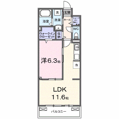 ロト　フィオーレ 203【管理NO：1-027926201-02030】 ★家具家電は申し込み後に搬入します★の物件画像