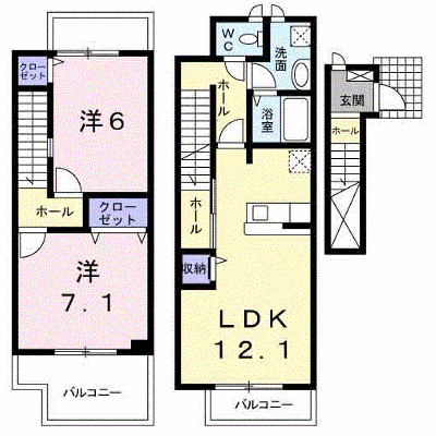 フラン・ベル（天理市） 202【管理NO：1-018899201-02020】 ★家具家電は申し込み後に搬入します★ ★2026年10月下旬入居可能★の物件画像