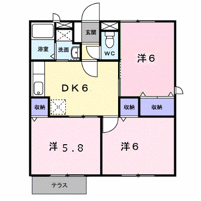 プレミ－ル加茂Ａ 101【管理NO：1-007515601-01010】 ★家具家電は申し込み後に搬入します★ ★2026年10月中旬入居可能★の物件画像