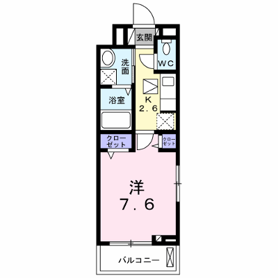 シャルモン深野　Ｗｅｓｔ 101【管理NO：1-027213202-01010】 ★家具家電は申し込み後に搬入します★ ★2026年11月中旬入居可能★の物件画像