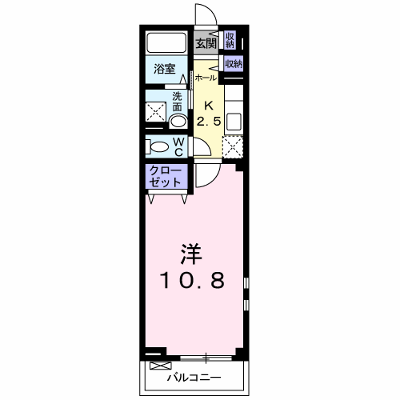 メゾン・アリナル 201【管理NO：1-015641401-02010】 ★家具家電は申し込み後に搬入します★ ★2026年10月中旬入居可能★の物件画像