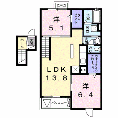 タキヤマレジデンス 402【管理NO：1-021994201-04020】 ★家具家電は申し込み後に搬入します★ ★2026年10月下旬入居可能★の物件画像