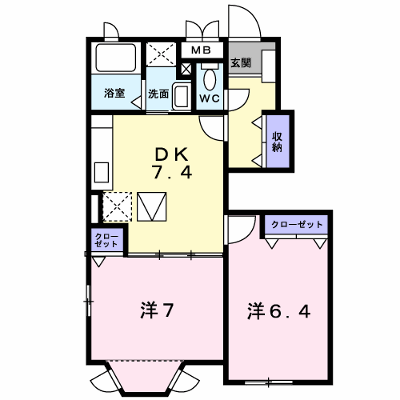 ラフレシールＡ 102【管理NO：1-012919901-01020】 ★家具家電は申し込み後に搬入します★ ★2026年11月上旬入居可能★の物件画像