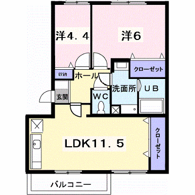 エルディムパディＢ 201【管理NO：1-004806802-02010】 ★家具家電は申し込み後に搬入します★の物件画像