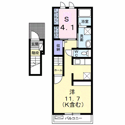 サンフラワーＳ 202【管理NO：1-020750701-02020】 ★家具家電は申し込み後に搬入します★ ★2026年11月中旬入居可能★の物件画像