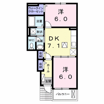 ソレイユ曙Ｂ 103【管理NO：1-017787802-01030】 ★家具家電は申し込み後に搬入します★ ★2026年10月下旬入居可能★の物件画像