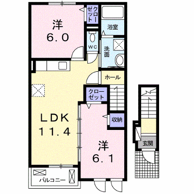 Ｓｕｎ　Ｓｋｙ　黒川Ⅱ 202【管理NO：1-021241902-02020】 ★家具家電は申し込み後に搬入します★ ★2026年10月下旬入居可能★の物件画像