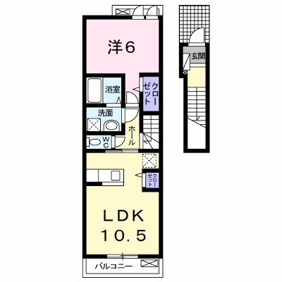 エル　フレールⅡ 205【管理NO：1-020548602-02040】 ★家具家電は申し込み後に搬入します★ ★2026年10月中旬入居可能★の物件画像