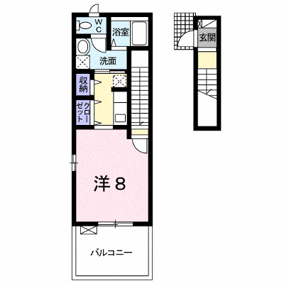 プログレス　Ａ 203【管理NO：1-022193501-02030】 ★家具家電は申し込み後に搬入します★ ★2026年10月下旬入居可能★の物件画像
