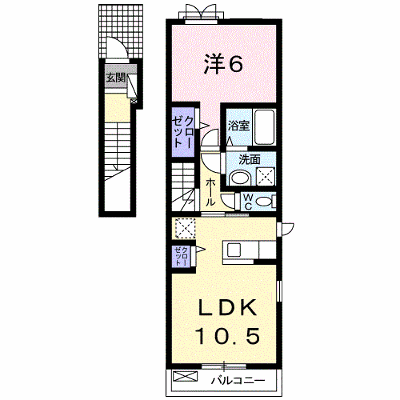 シエロ　カーサ　レイ　弐番館 201【管理NO：1-023294702-02010】 ★家具家電は申し込み後に搬入します★ ★2026年10月下旬入居可能★の物件画像