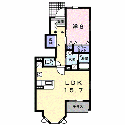 ウエストキャッスルＢ 101【管理NO：1-014037202-01010】 ★家具家電は申し込み後に搬入します★ ★2026年10月中旬入居可能★の物件画像