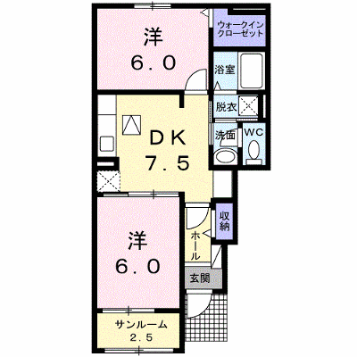 サンパティーク 102【管理NO：1-022961801-01020】 ★家具家電は申し込み後に搬入します★ ★2026年11月中旬入居可能★の物件画像