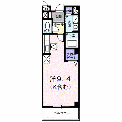 レフィナードＫ　Ⅰ 201【管理NO：1-010246001-02010】 ★家具家電は申し込み後に搬入します★ ★2026年10月下旬入居可能★の物件画像