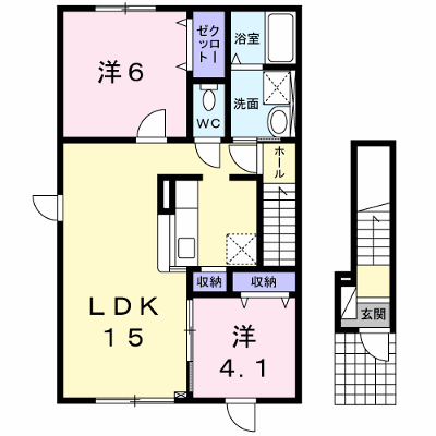 チアト　Ⅱ 201【管理NO：1-020529301-02010】 ★家具家電は申し込み後に搬入します★の物件画像