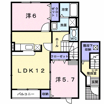 クリオージュ１号棟 203【管理NO：1-013787501-02030】 ★家具家電は申し込み後に搬入します★ ★2026年10月中旬入居可能★の物件画像