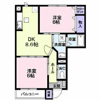 クレストール米沢 102【管理NO：1-011280601-01020】 ★家具家電は申し込み後に搬入します★ ★2026年11月上旬入居可能★の物件画像