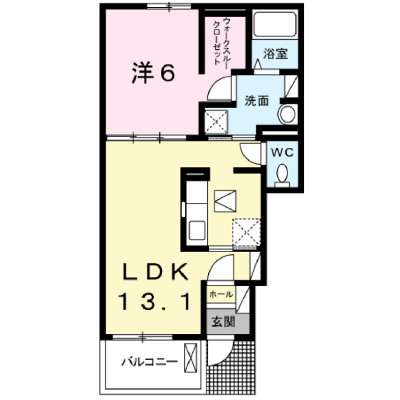 カーサ・ミニョン 103【管理NO：1-021865801-01030】 ★家具家電は申し込み後に搬入します★ ★2026年11月中旬入居可能★の物件画像
