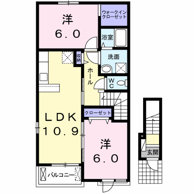 サン　ガーデンＢ棟 201【管理NO：1-018775402-02010】 ★家具家電は申し込み後に搬入します★ ★2026年10月下旬入居可能★の物件画像