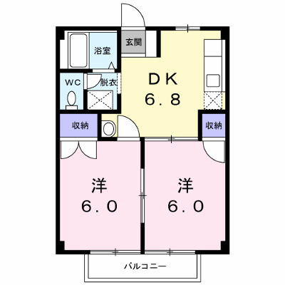 コー・メー・ハイム 204【管理NO：1-004395901-02040】 ★家具家電は申し込み後に搬入します★ ★2026年10月下旬入居可能★の物件画像