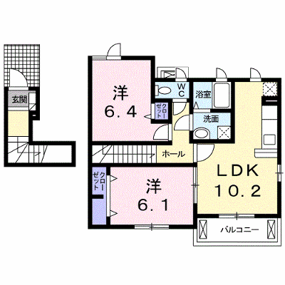 ホワイトオーク東 201【管理NO：1-016160901-02010】 ★家具家電は申し込み後に搬入します★の物件画像