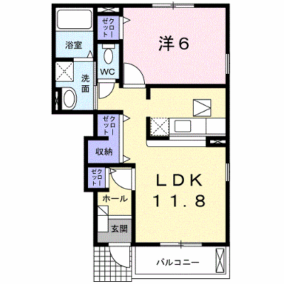 ウェストリバー　弐番館 104【管理NO：1-015353201-01040】 ★家具家電は申し込み後に搬入します★ ★2026年10月下旬入居可能★の物件画像