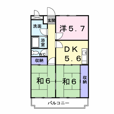 エクセル川鶴 203【管理NO：1-003340201-02030】 ★家具家電は申し込み後に搬入します★ ★2026年10月中旬入居可能★の物件画像