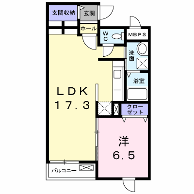 レジーナⅠ 105【管理NO：1-016409701-01050】 ★家具家電は申し込み後に搬入します★ ★2026年10月下旬入居可能★の物件画像