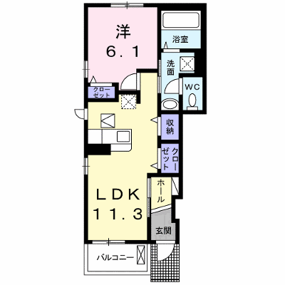 ドリームⅡ 101【管理NO：1-025556802-01010】 ★家具家電は申し込み後に搬入します★ ★2026年10月下旬入居可能★の物件画像