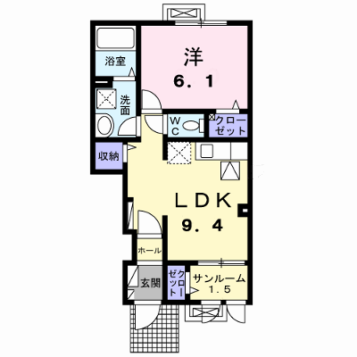 ボヌール 103【管理NO：1-027804801-01030】 ★家具家電は申し込み後に搬入します★ ★2026年10月下旬入居可能★の物件画像