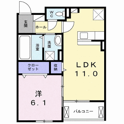 ヴァンベール 202【管理NO：1-025684201-02020】 ★家具家電は申し込み後に搬入します★の物件画像