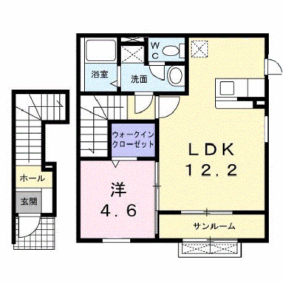 チマ・ピッコラ 203【管理NO：1-017179601-02030】 ★家具家電は申し込み後に搬入します★ ★2026年10月下旬入居可能★の物件画像