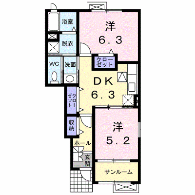 スカイスクレ－パ－　Ⅱ 103【管理NO：1-015161502-01030】 ★家具家電は申し込み後に搬入します★ ★2026年11月上旬入居可能★の物件画像