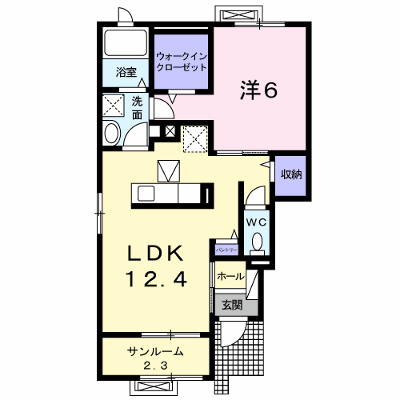 シャノワール 101【管理NO：1-021026201-01010】 ★家具家電は申し込み後に搬入します★ ★2026年10月下旬入居可能★の物件画像