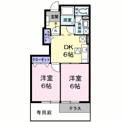 グラウクスⅡ 101【管理NO：1-009847502-01010】 ★家具家電は申し込み後に搬入します★ ★2026年11月中旬入居可能★の物件画像
