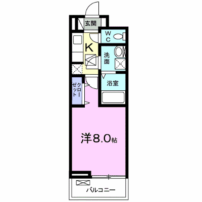 オリヴィエ 103【管理NO：1-024850501-01030】 ★家具家電は申し込み後に搬入します★ ★2026年10月中旬入居可能★の物件画像