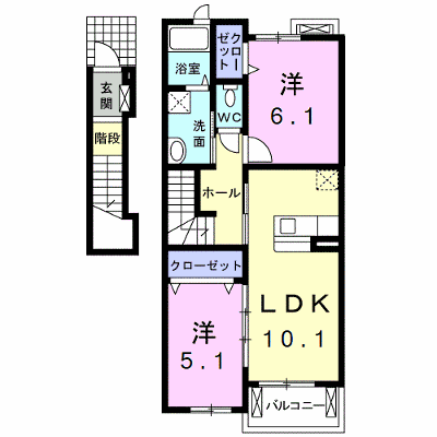 ナー・パリー・ヒルズ 203【管理NO：1-016546501-02030】 ★家具家電は申し込み後に搬入します★ ★2026年10月中旬入居可能★の物件画像