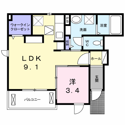 グローヴⅣ 101【管理NO：1-022624701-01010】 ★家具家電は申し込み後に搬入します★ ★2026年10月下旬入居可能★の物件画像
