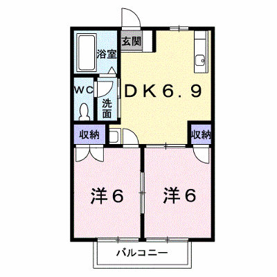 ニューシティ神谷 206【管理NO：1-004060001-02050】 ★家具家電は申し込み後に搬入します★ ★2026年11月中旬入居可能★の物件画像