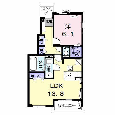 ポートリーフ 101【管理NO：1-025208401-01010】 ★家具家電は申し込み後に搬入します★ ★2026年09月中旬入居可能★の物件画像