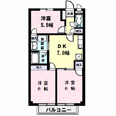 グリーンハイツＢ 202【管理NO：1-006134601-02020】 ★家具家電は申し込み後に搬入します★ ★2026年10月中旬入居可能★の物件画像