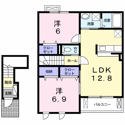 ラフィーネ 202【管理NO：1-020441301-02020】 ★家具家電は申し込み後に搬入します★ ★2026年10月下旬入居可能★の物件画像