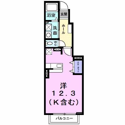 カーサ　ノーチェ 103【管理NO：1-014264101-01030】 ★家具家電は申し込み後に搬入します★の物件画像