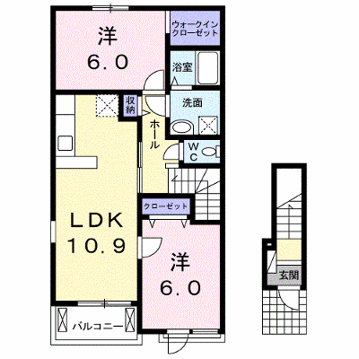 アルヴィータＪ 201【管理NO：1-018704801-02010】 ★家具家電は申し込み後に搬入します★ ★2026年10月中旬入居可能★の物件画像