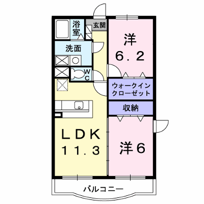 シャトーウエスト　Ｂ棟 101【管理NO：1-012497302-01010】 ★家具家電は申し込み後に搬入します★ ★2026年10月下旬入居可能★の物件画像