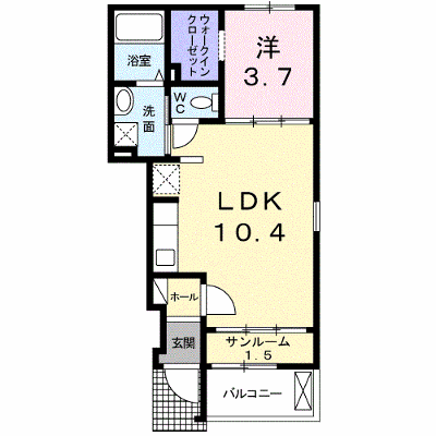 ロジェ白鷺 106【管理NO：1-018307201-01050】 ★家具家電は申し込み後に搬入します★ ★2026年10月下旬入居可能★の物件画像