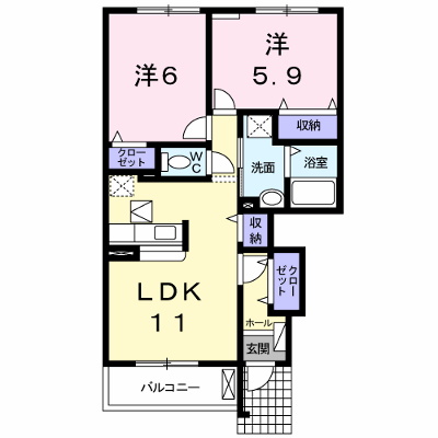 フェリシア 103【管理NO：1-016165301-01030】 ★家具家電は申し込み後に搬入します★ ★2026年11月中旬入居可能★の物件画像