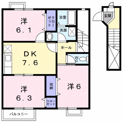 コンフォートタウン轟Ⅱ 202【管理NO：1-009413002-02020】 ★家具家電は申し込み後に搬入します★ ★2026年11月中旬入居可能★の物件画像