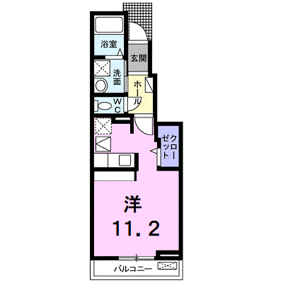 ルーベル　立花　Ⅰ 102【管理NO：1-025039101-01020】 ★家具家電は申し込み後に搬入します★の物件画像
